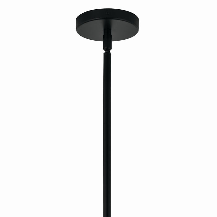 Kichler 52702BKCLR 16 Light Chandelier Convertible, Black (3)