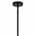 Kichler 52702BKCLR 16 Light Chandelier Convertible, Black (3)