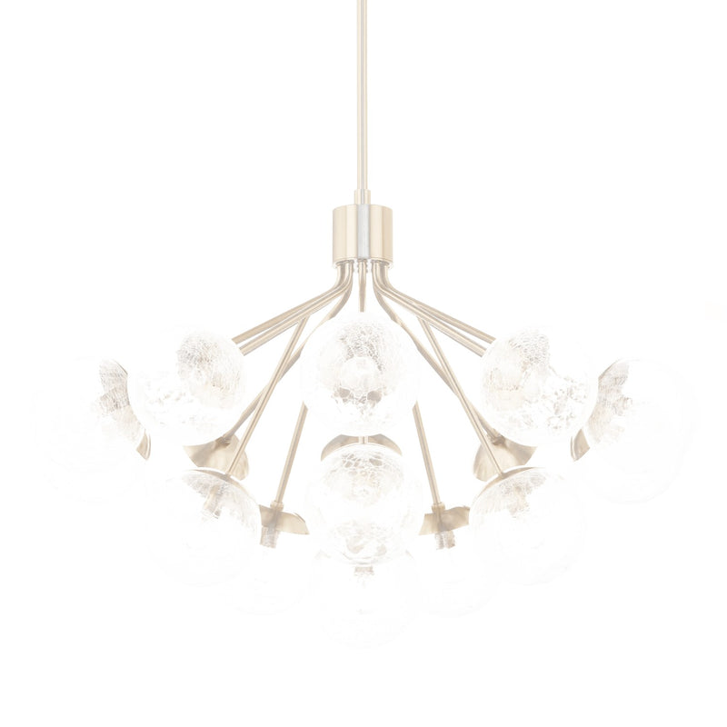 Kichler 52702CPZ 16 Light Chandelier Convertible, Champagne Bronze (2)