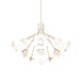 Kichler 52702CPZ 16 Light Chandelier Convertible, Champagne Bronze (2)