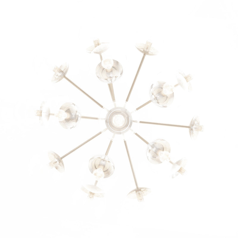 Kichler 52702CPZCLR 16 Light Chandelier Convertible, Champagne Bronze (4)