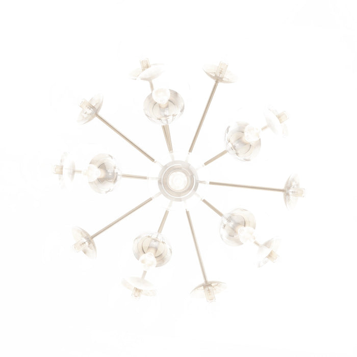 Kichler 52702CPZCLR 16 Light Chandelier Convertible, Champagne Bronze (4)