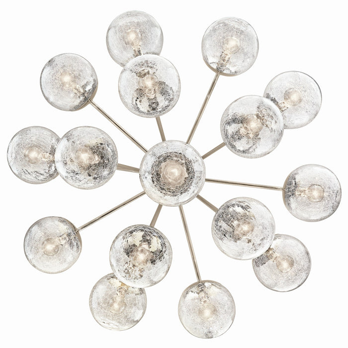 Kichler 52702PN 16 Light Chandelier Convertible, Polished Nickel (4)