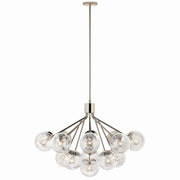 Kichler 52702PN 16 Light Chandelier Convertible, Polished Nickel (5)