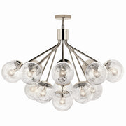 Kichler 52702PN 16 Light Chandelier Convertible, Polished Nickel (6)