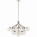Kichler 52702PNCLR 16 Light Chandelier Convertible, Polished Nickel (5)