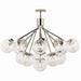 Kichler 52702PNCLR 16 Light Chandelier Convertible, Polished Nickel (6)