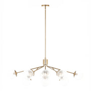 Kichler 52703CPZ 12 Light Linear Chandelier Convertible, Champagne Bronze (4)