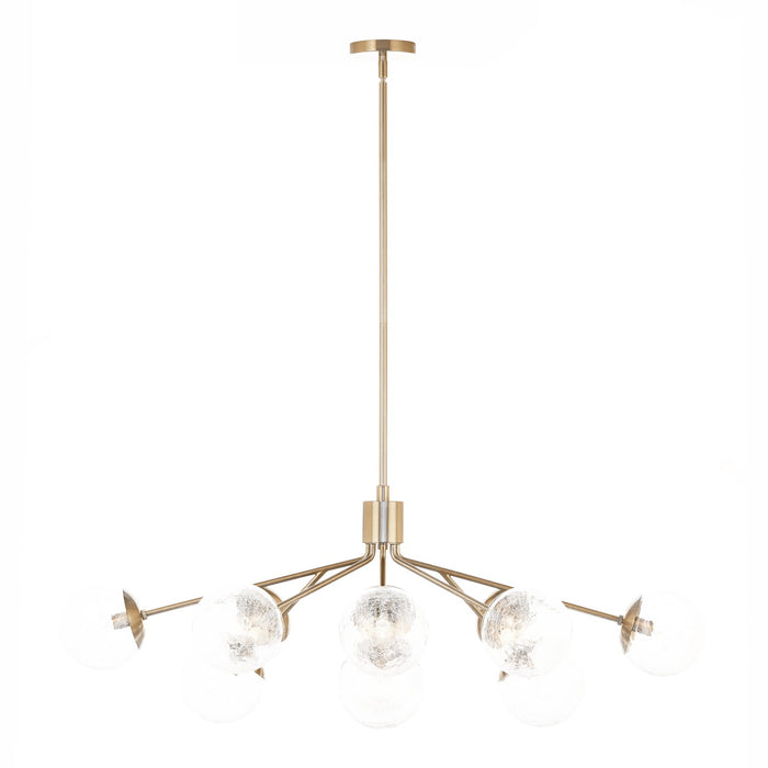 Kichler 52703CPZ 12 Light Linear Chandelier Convertible, Champagne Bronze (4)