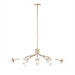 Kichler 52703CPZ 12 Light Linear Chandelier Convertible, Champagne Bronze (4)