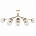 Kichler 52703CPZ 12 Light Linear Chandelier Convertible, Champagne Bronze (5)