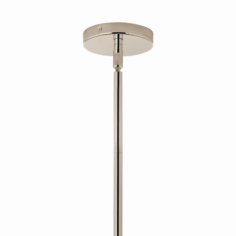 Kichler 52703PN 12 Light Linear Chandelier Convertible, Polished Nickel (3)