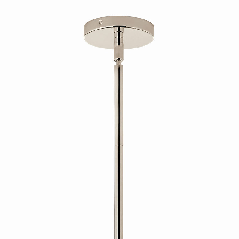 Kichler 52703PNCLR 12 Light Linear Chandelier Convertible, Polished Nickel (3)