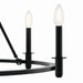 Kichler 52705BK Six Light Chandelier, Black (3)