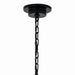 Kichler 52705BK Six Light Chandelier, Black (6)