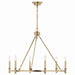 Kichler 52705CPZ Six Light Chandelier, Champagne Bronze (5)