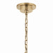 Kichler 52706CPZ Eight Light Chandelier, Champagne Bronze (3)
