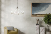 Kichler 52706PN Eight Light Chandelier, Polished Nickel (5)