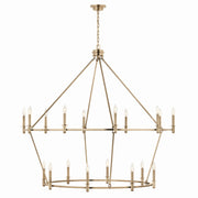 Kichler 52708CPZ 18 Light Chandelier, Champagne Bronze (2)