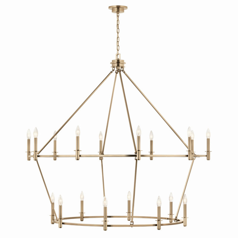 Kichler 52708CPZ 18 Light Chandelier, Champagne Bronze (2)