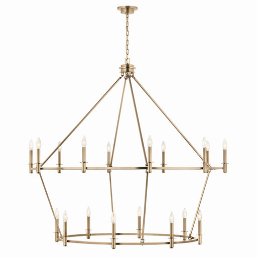 Kichler 52708CPZ 18 Light Chandelier, Champagne Bronze (2)