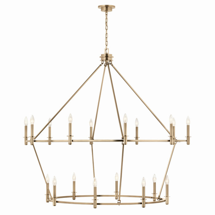 Kichler 52708CPZ 18 Light Chandelier, Champagne Bronze (2)