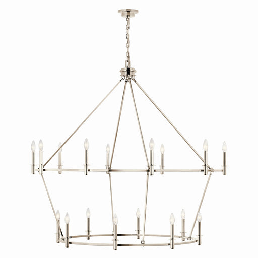 Kichler 52708PN 18 Light Chandelier, Polished Nickel (2)