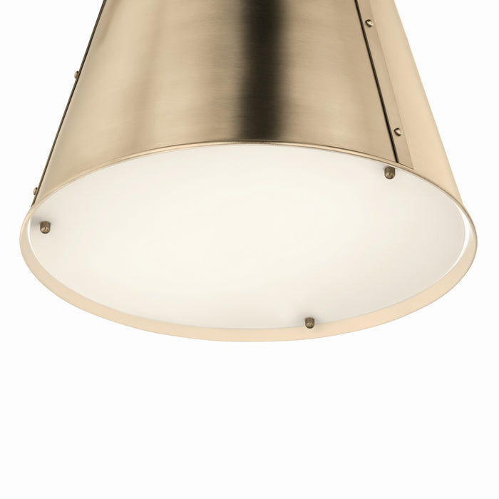 Kichler 52710CPZ One Light Pendant, Champagne Bronze (4)