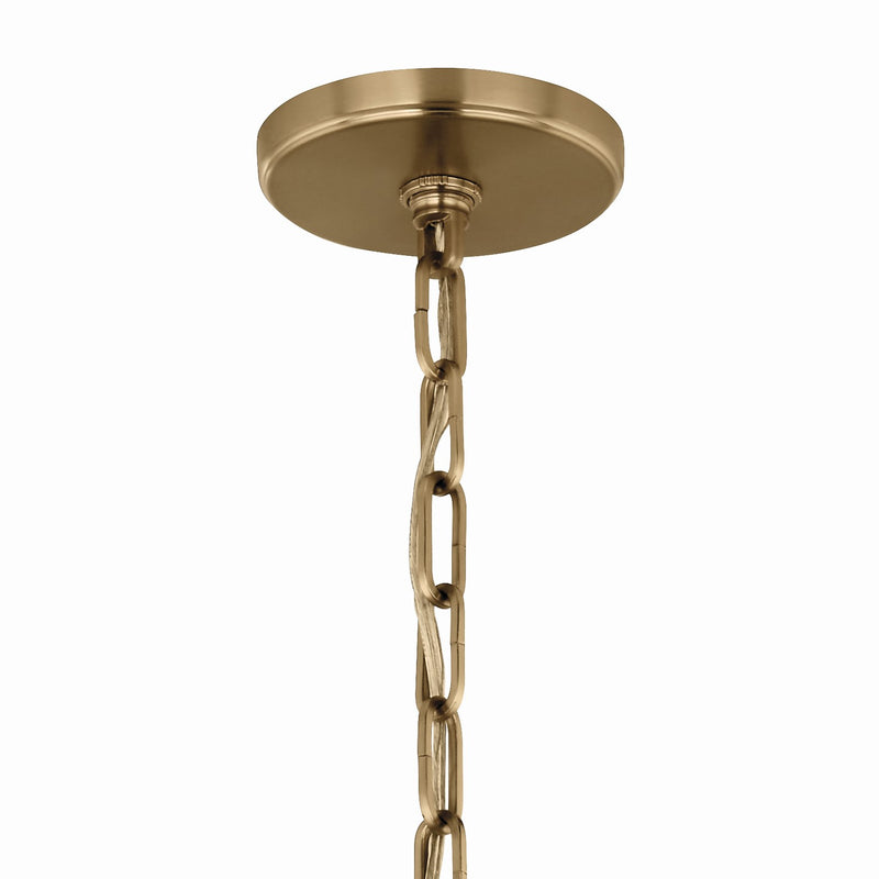 Kichler 52710WH One Light Pendant, White (3)