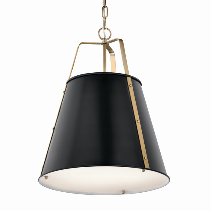 Kichler 52711BK Two Light Pendant, Black (2)