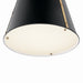 Kichler 52711BK Two Light Pendant, Black (4)