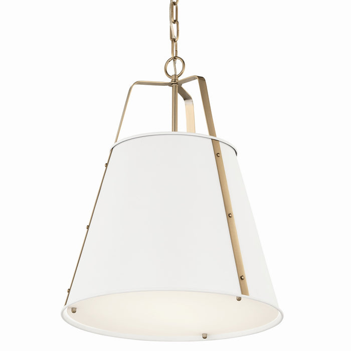 Kichler 52711WH Two Light Pendant, White (2)