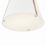 Kichler 52711WH Two Light Pendant, White (4)
