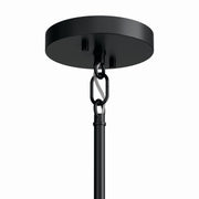 Kichler 52716BK Four Light Chandelier/Semi Flush Mount, Black (3)