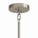 Kichler 52716NI Four Light Chandelier/Semi Flush Mount, Brushed Nickel (3)