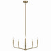 Kichler 52717CPZ Five Light Chandelier, Champagne Bronze (4)