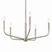 Kichler 52717NI Five Light Chandelier, Brushed Nickel (2)