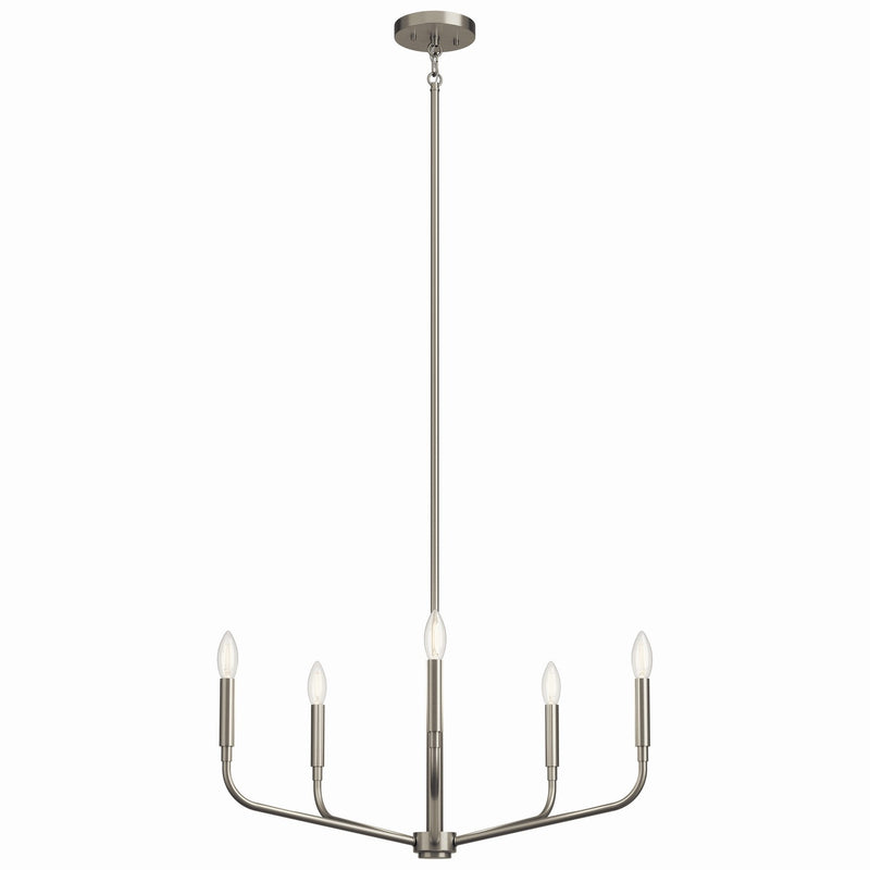 Kichler 52717NI Five Light Chandelier, Brushed Nickel (4)