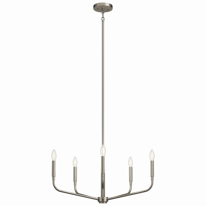 Kichler 52717NI Five Light Chandelier, Brushed Nickel (4)