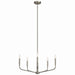 Kichler 52717NI Five Light Chandelier, Brushed Nickel (4)