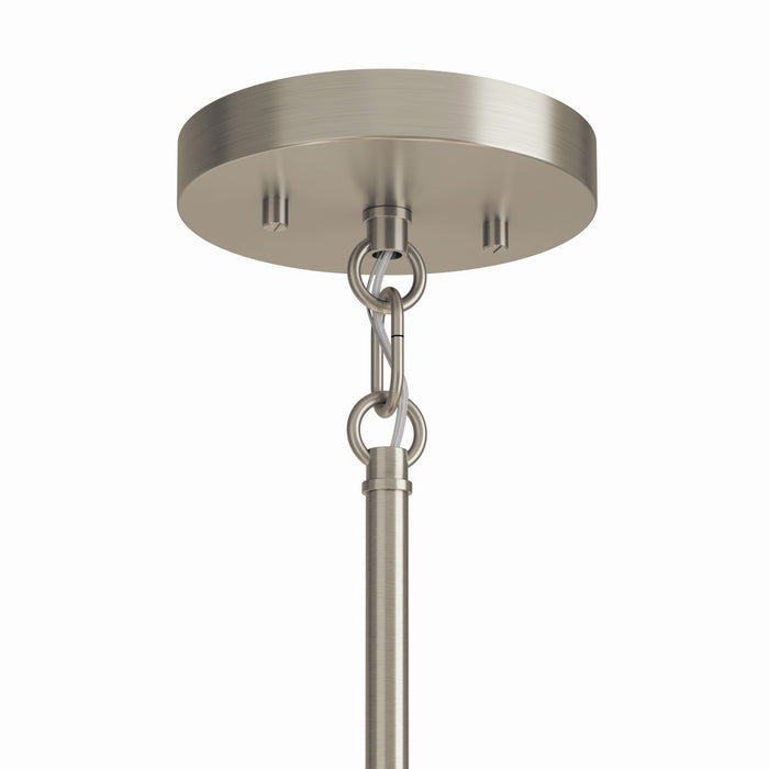 Kichler 52718NI Six Light Chandelier, Brushed Nickel (3)