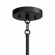 Kichler 52719BK Six Light Chandelier, Black (3)