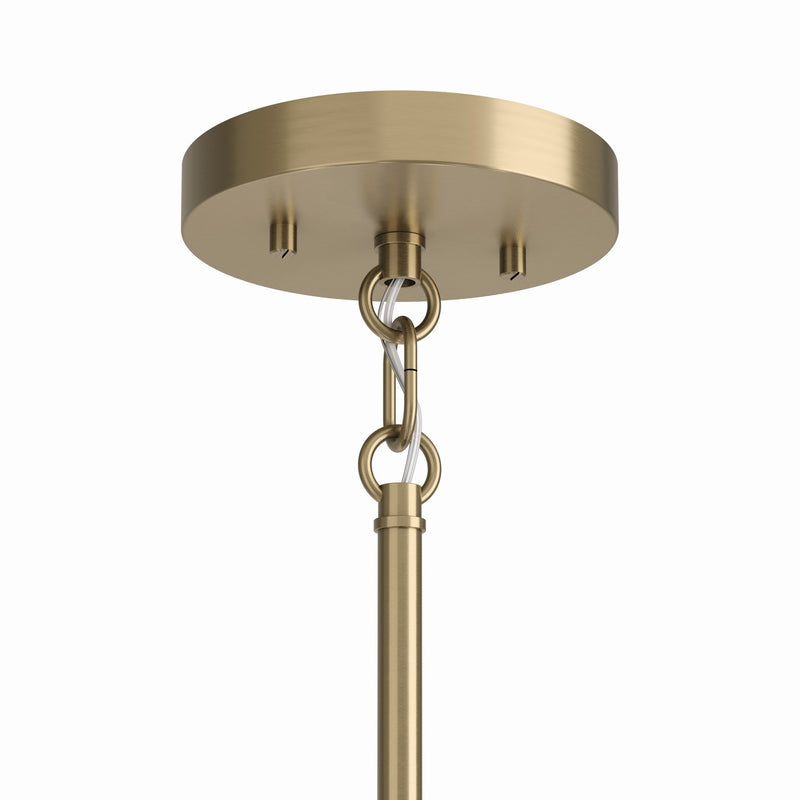 Kichler 52719CPZ Six Light Chandelier, Champagne Bronze (3)