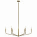 Kichler 52719CPZ Six Light Chandelier, Champagne Bronze (4)