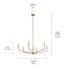 Kichler 52719CPZ Six Light Chandelier, Champagne Bronze (5)