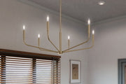 Kichler 52719CPZ Six Light Chandelier, Champagne Bronze (6)
