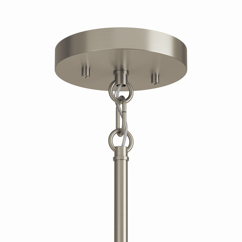 Kichler 52719NI Six Light Chandelier, Brushed Nickel (3)