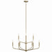 Kichler 52720CPZ Nine Light Chandelier, Champagne Bronze (2)