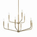 Kichler 52720CPZ Nine Light Chandelier, Champagne Bronze (3)