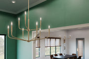 Kichler 52720CPZ Nine Light Chandelier, Champagne Bronze (6)